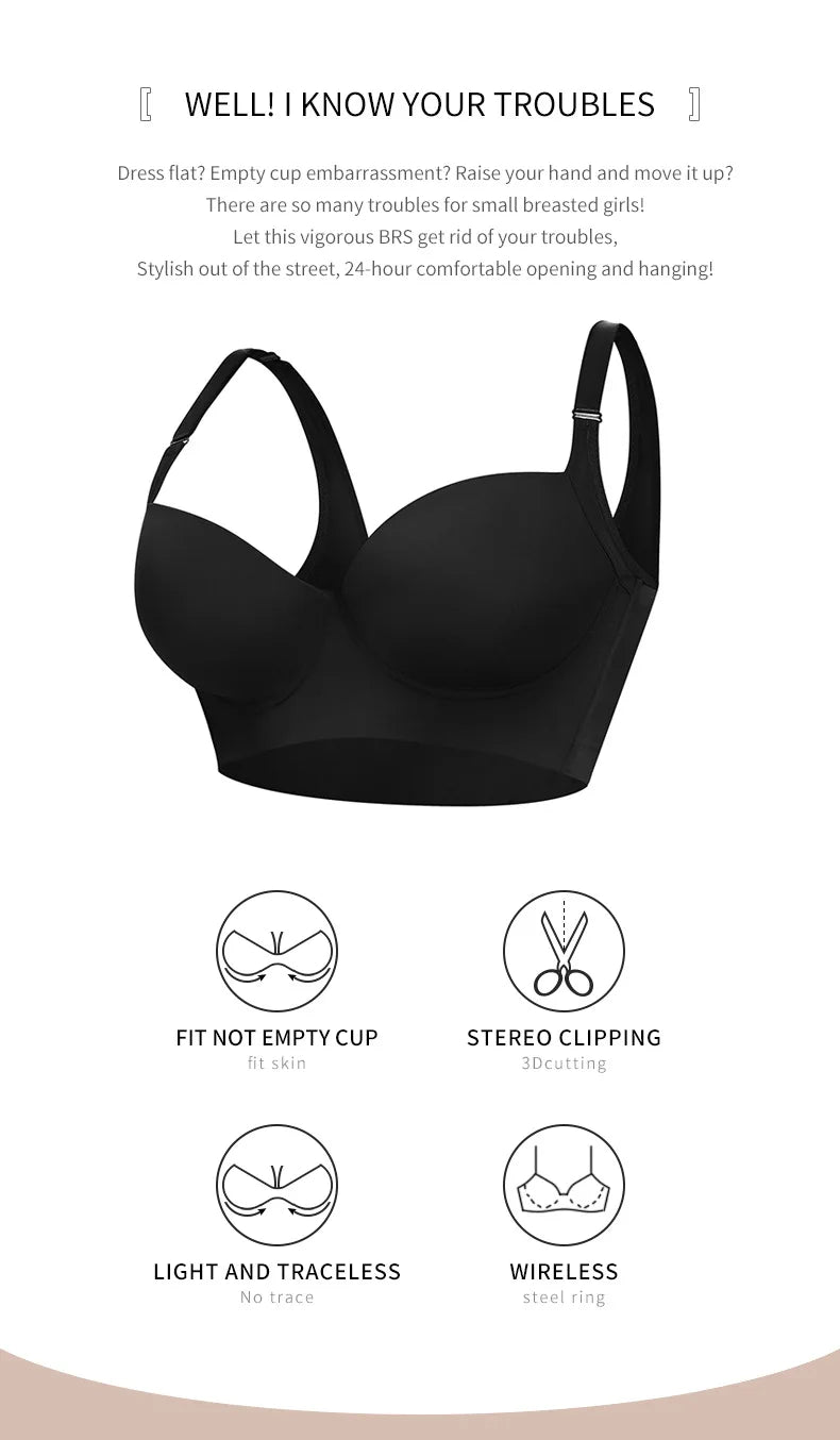 🔥Last Day 25% OFF🔥 Fashion Deep Cup Bra