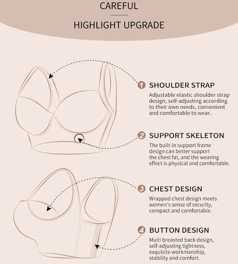 🔥Last Day 25% OFF🔥 Fashion Deep Cup Bra